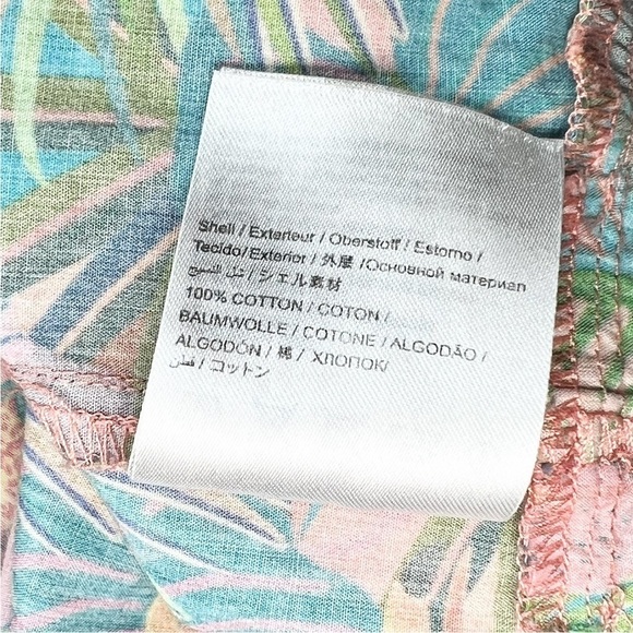 FARM RIO Tropical Floral Square Neck Ruched‎ Sleeveless Ruffle Tier Midi Dress S - Picture 7 of 8